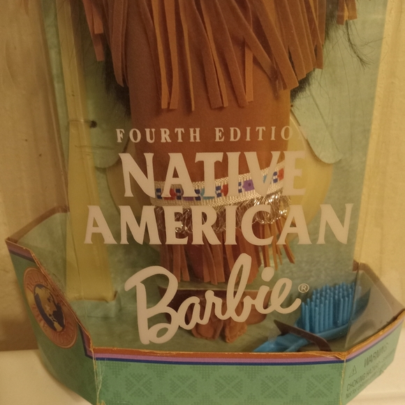 Barbie. Fourth Edition Native American Barbie, Collector's Edition. New in box. - Picture 2 of 3